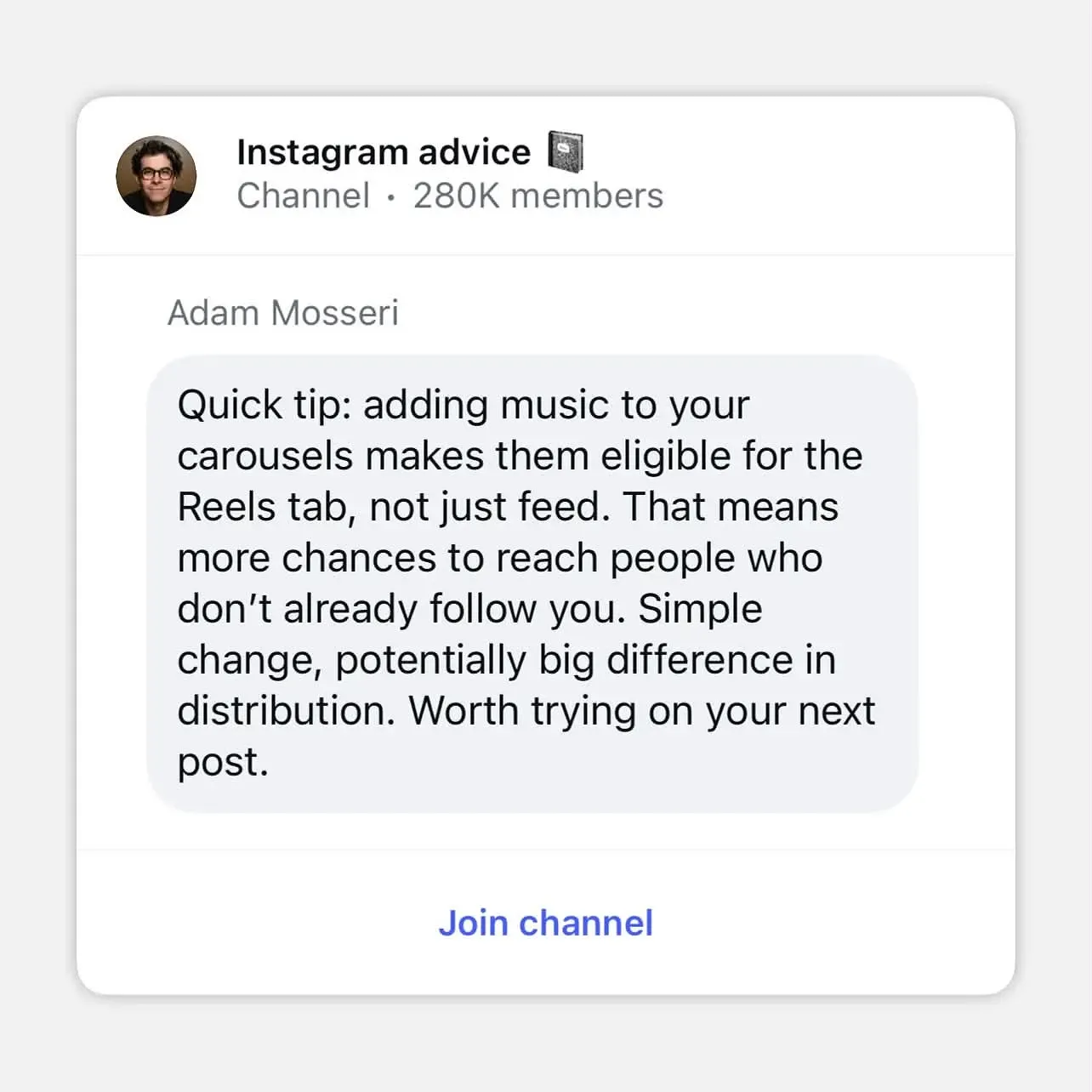 Eksempel på visuelt Instagram-innhold fra kurset