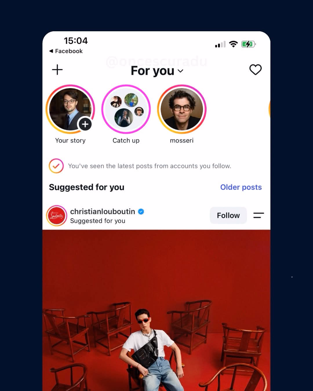 Eksempel på visuelt Instagram-innhold fra kurset