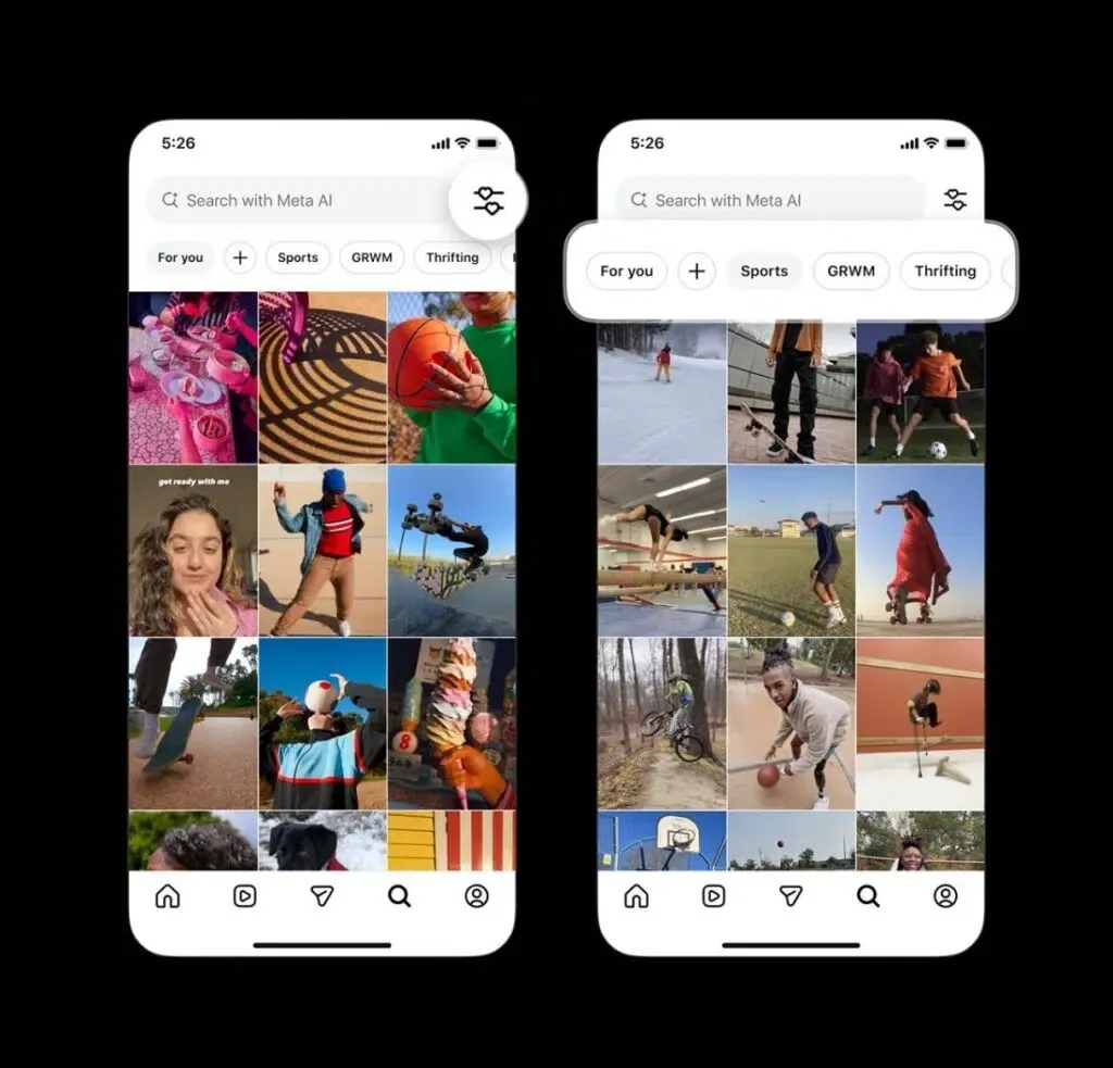 Eksempel på visuelt Instagram-innhold fra kurset